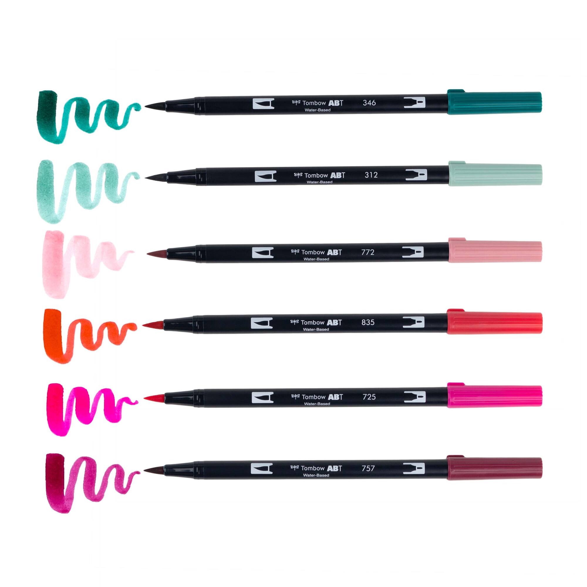 Tombow Very Berry Dual Brush Pen Set